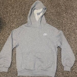 Boys grey Nike hoodie